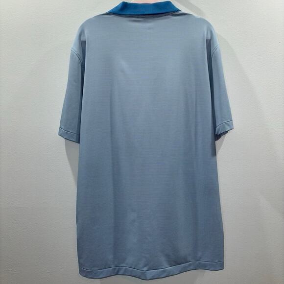 Peter Millar Summer Comfort Striped Performance Polo Shirt | Size L - Picture 9 of 11